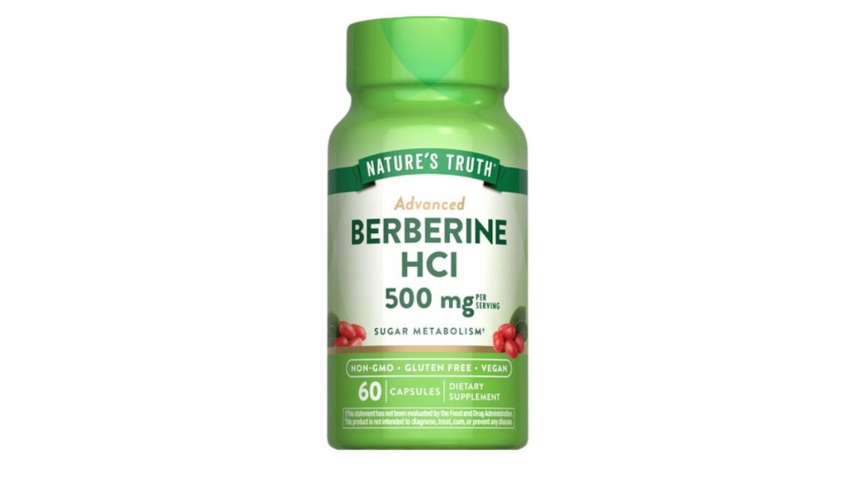 Natures Truth Berberine HCL 500mg Caps 60s Vegan