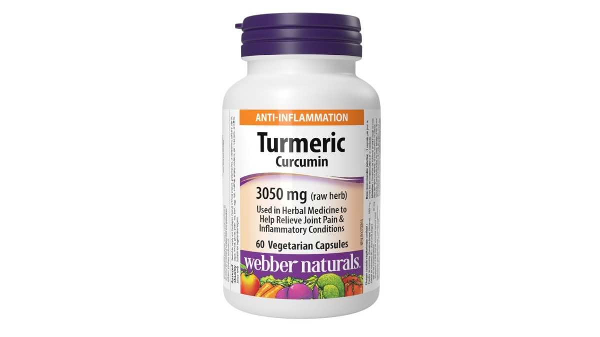 Webber Natural Turmeric 3050mg veg caps 60s