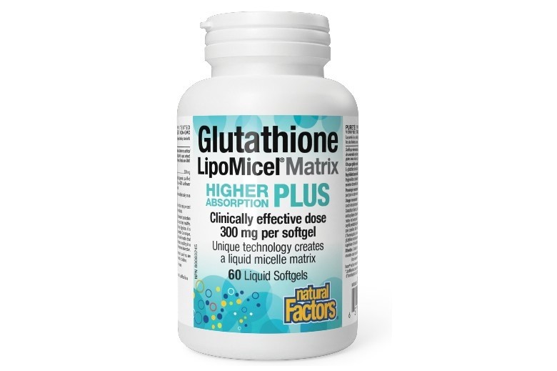 Natural Factors Glutathione 300mg Softgel 60's