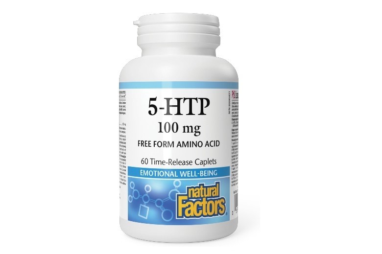 Natural Factors 5HTP 100mg Caplets 60's