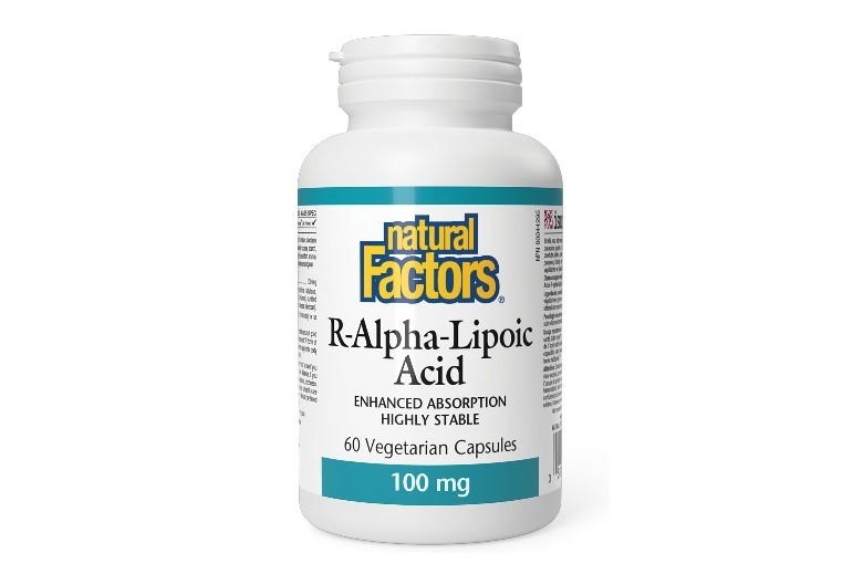 Natural Factors R-Alpha Lipoic Acid 100mg Vcap 60s