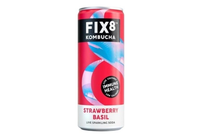 Fix8 Kombucha Strawberry Basil 250 ml