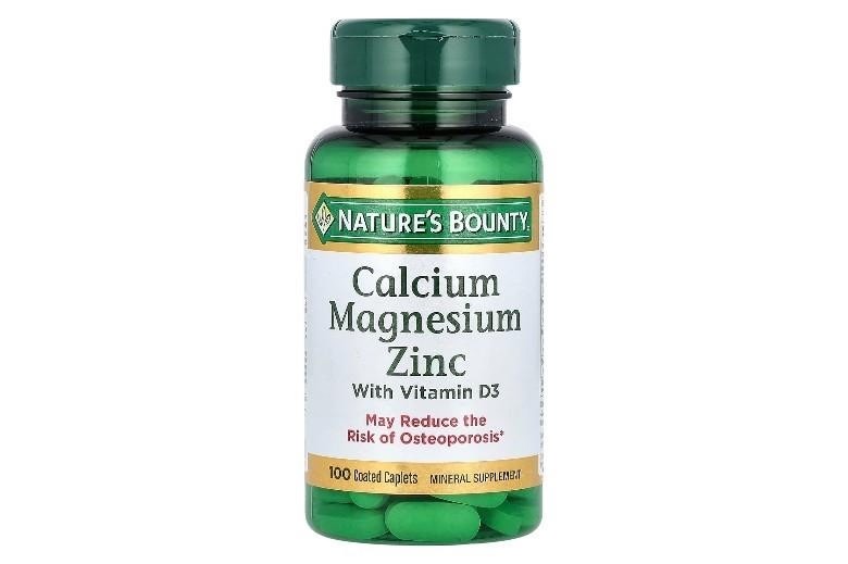 Natures Bounty Ca-Mg-Zn + D3 Caplets 100s