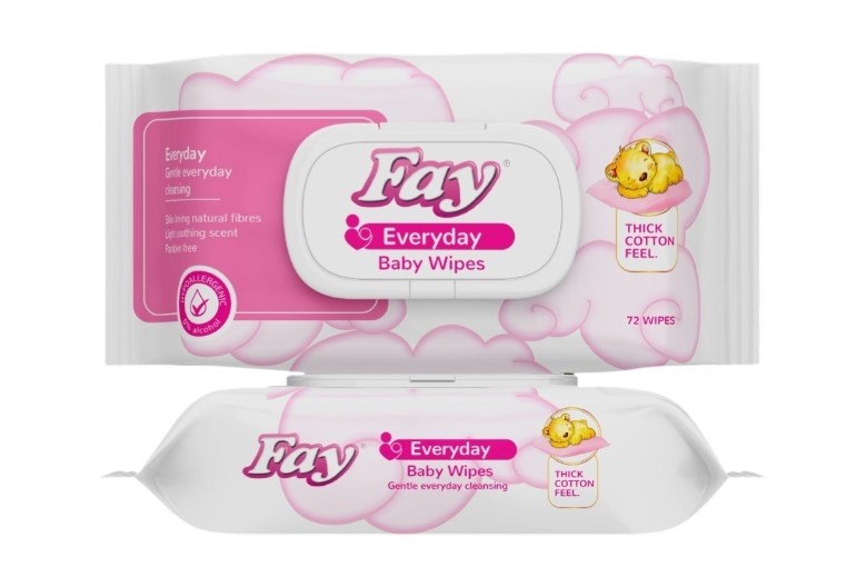 Fay Everyday Baby Wet Wipes 72s 