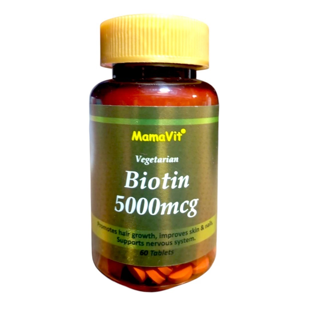 Mamavit Biotin 5000mcg Vegetarian Tabs 60's