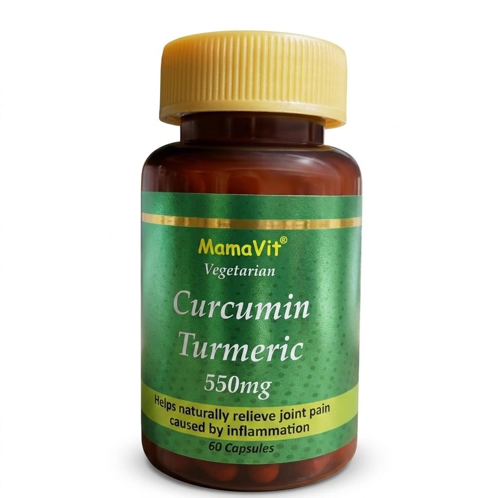 Mamavit Curcumin Turmeric 550mg Vegetarian Caps 60's