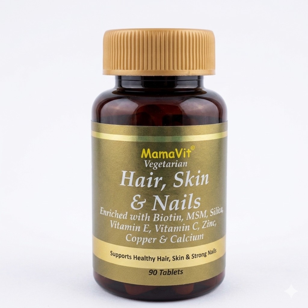 Mamavit Hair, Skin & Nails Vegetarian Tabs 90's