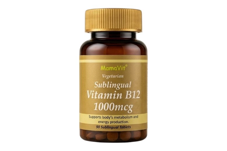Mamavit Vitamin B12 1000mcg Sublingual Vegetarian Tabs 90's