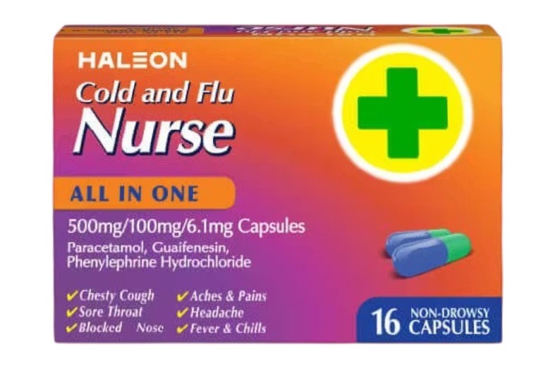 Cold & Flu Nurse All In One Capsules 16s