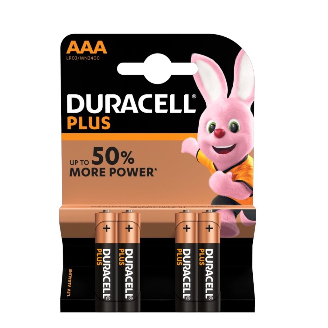 Duracell Plus Power AAA 10 packs x 4 cells