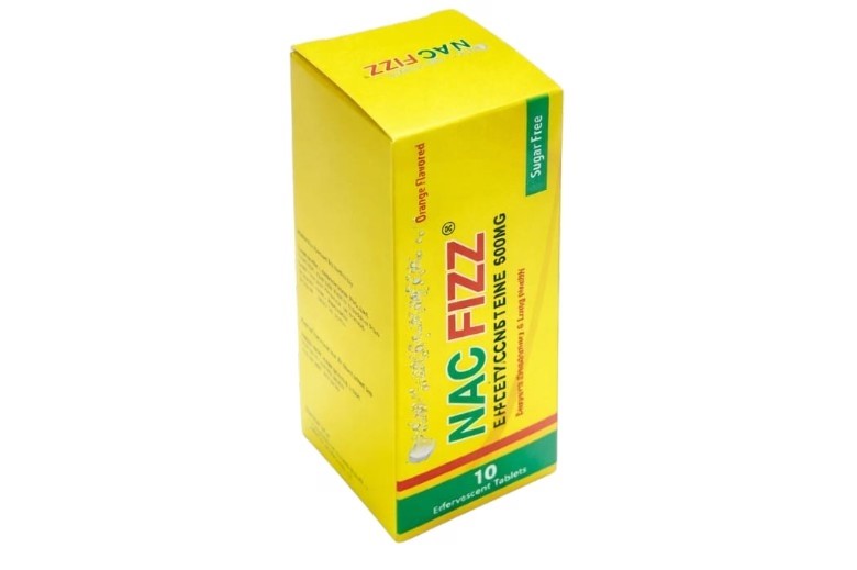 N-Acetylcysteine (NAC FIZZ) 600mg Tabs 10's